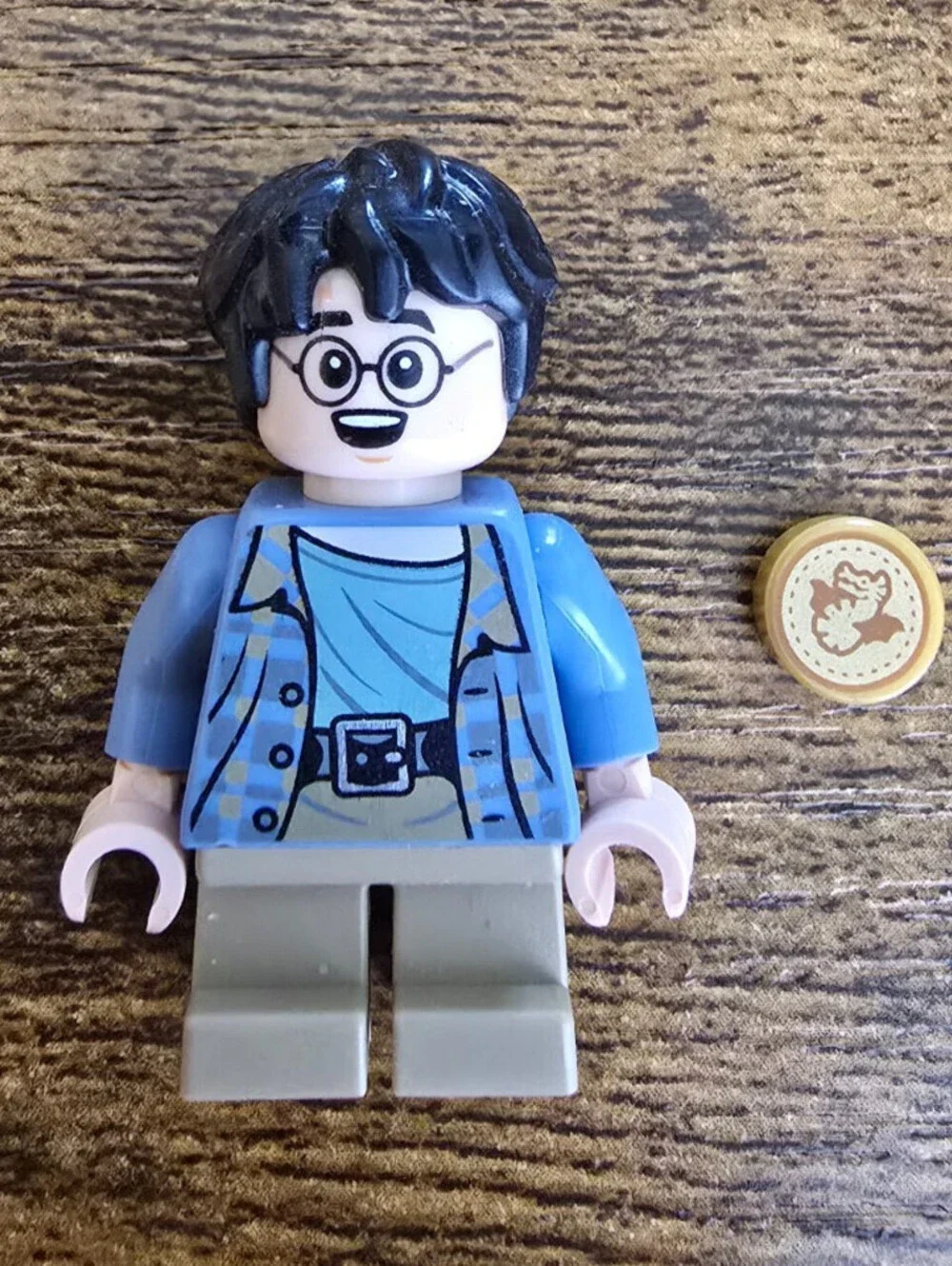 Lego Harry Potter 76390 Smiling, Sand Blue Jacket Harry Potter Minifigure